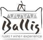 Ballis - wine and rusks in Tinos